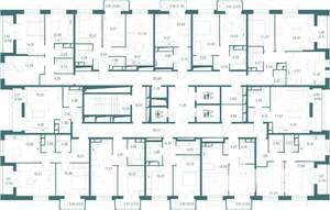 1-к квартира, строящийся дом, 35м2, 13/24 этаж